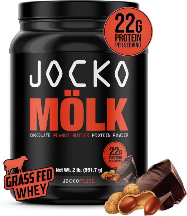 Jocko Mölk Whey Protein Powder (Vanilla) - Keto, Probiotics, Grass Fed, Digestive Enzymes, Amino Acids, Sugar Free Monk Fruit Blend - Supports Muscle Recovery and Growth - 31 Servings - Image 7