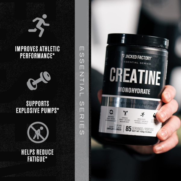 Creatine Monohydrate Powder 425G - Creatine Supplement for Muscle Growth, Increased Strength, Enhanced Energy Output and Improved Athletic Performance 85 Servings, Unflavored - Image 4