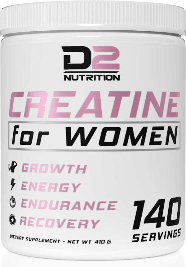 Creatine for Women - Creatine Women - Creatine - Creatina - Creatine for Women Booty Gain - Creatine Supplements - Micronized Creatine Monohydrate - Unflavored - Creatine Powder (70 Servings) - Image 8