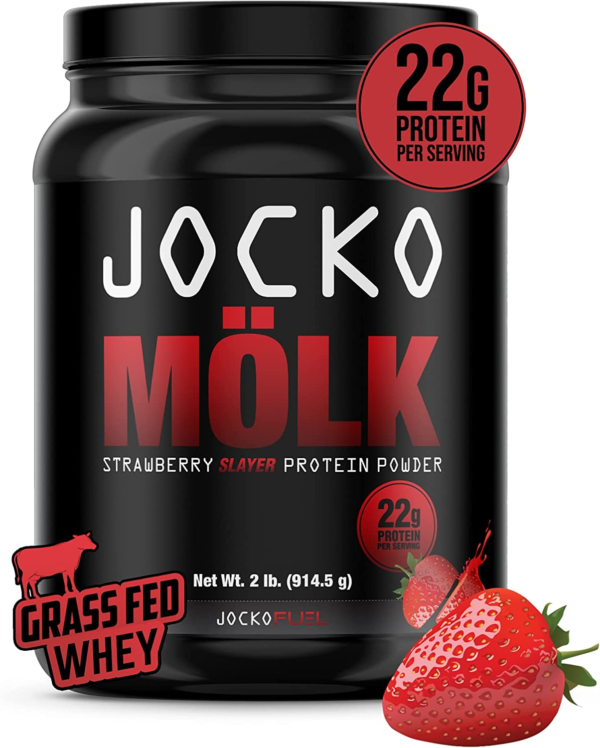 Jocko Mölk Whey Protein Powder (Vanilla) - Keto, Probiotics, Grass Fed, Digestive Enzymes, Amino Acids, Sugar Free Monk Fruit Blend - Supports Muscle Recovery and Growth - 31 Servings - Image 9