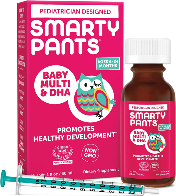 Smartypants Organic Toddler Multivitamin, Daily Gummy Vitamins: Probiotics, Vitamin C, D3, Zinc, & B12 for Immune Support, Energy & Digestive Health, Fruit Flavor, 60 Gummies, 30 Day Supply - Image 21