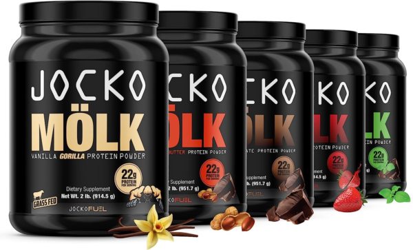 Jocko Mölk Whey Protein Powder (Vanilla) - Keto, Probiotics, Grass Fed, Digestive Enzymes, Amino Acids, Sugar Free Monk Fruit Blend - Supports Muscle Recovery and Growth - 31 Servings - Image 6