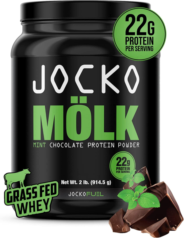 Jocko Mölk Whey Protein Powder (Vanilla) - Keto, Probiotics, Grass Fed, Digestive Enzymes, Amino Acids, Sugar Free Monk Fruit Blend - Supports Muscle Recovery and Growth - 31 Servings - Image 8