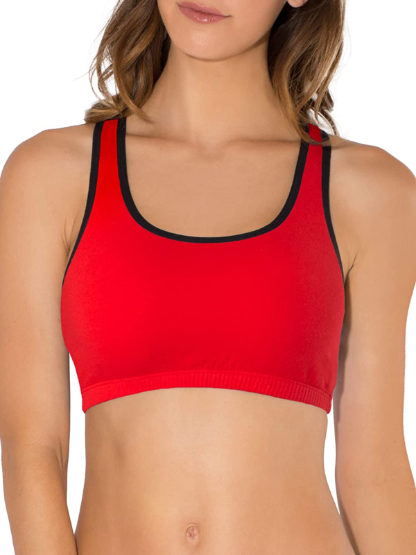 Women'S Built up Tank Style Sports Bra Fashion Colors - Image 2