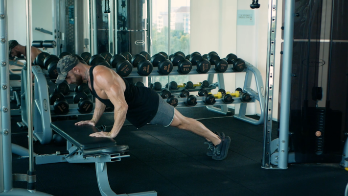 Incline Push Up with Bench