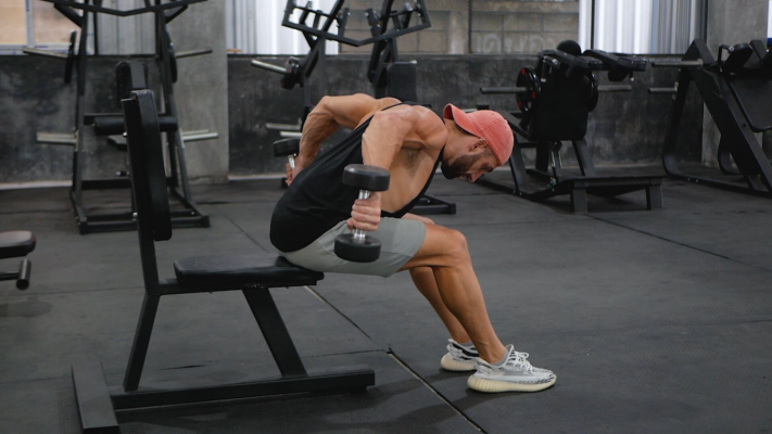 Seated Rear Delt Raise Exercise