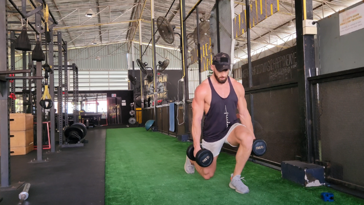 Walking Lunge Dumbbell