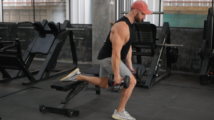 Dumbbell Bulgarian Split Squat